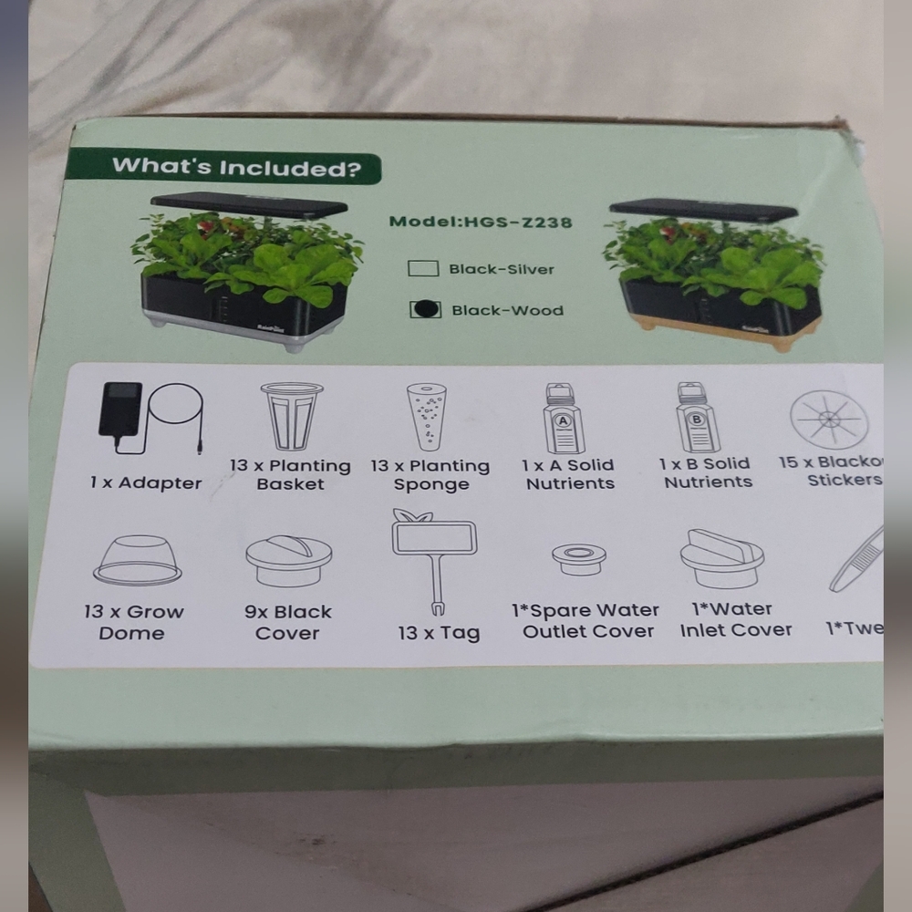 Rainpoint Hydroponic Indoor Vegetable And Herb Garden Planter - Picture 5 of 11